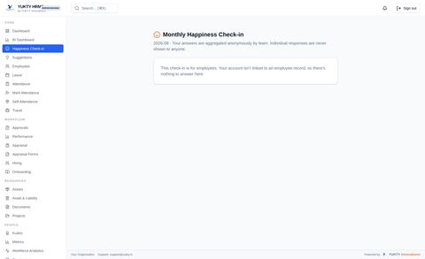 Happiness Check-in