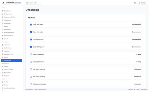 Onboarding